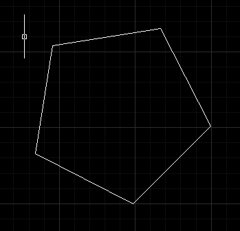 CAD根據(jù)存在的邊畫(huà)多邊形