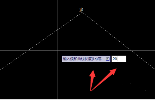 在cad中畫緩和曲線的繪制方法631.png