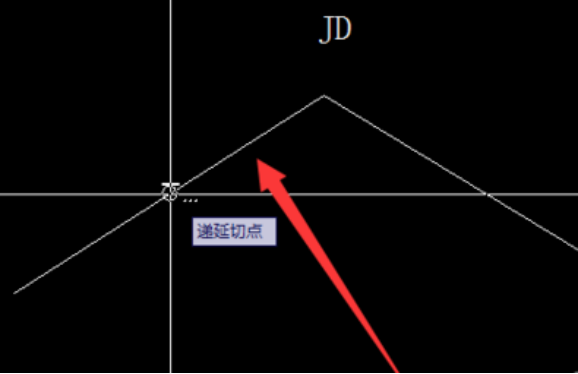 CAD中怎么根據(jù)切線交點(diǎn)繪制曲線