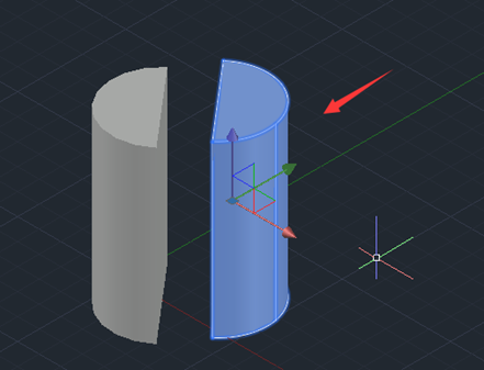 CAD怎么剖切圓柱體