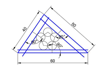 CAD 怎么繪制三角形內(nèi)嵌花朵的圖形?