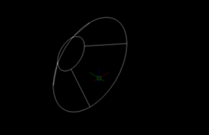 CAD三維設(shè)計中用旋轉(zhuǎn)命令畫圓臺