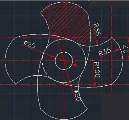 怎么用CAD繪制風(fēng)扇扇葉？