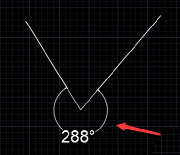 CAD中如何標注較大的角度？
